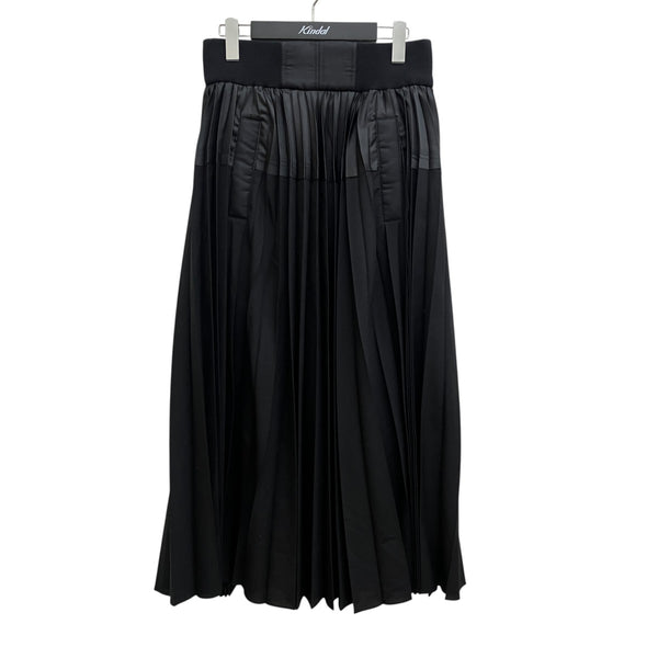 sacai(サカイ) プリーツスカート 23-06448 23-06448 ブラック サイズ 2