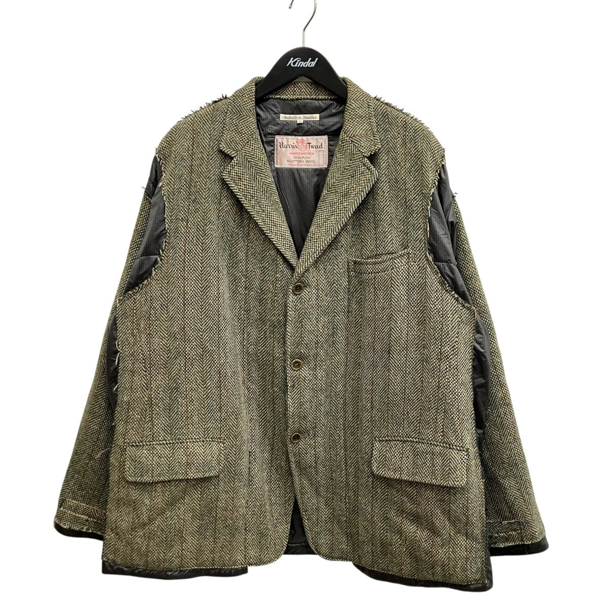 Rebuild by Needles Harris TweedツイードジャケットJ0297 古着・中古-1枚目のアイテム画像