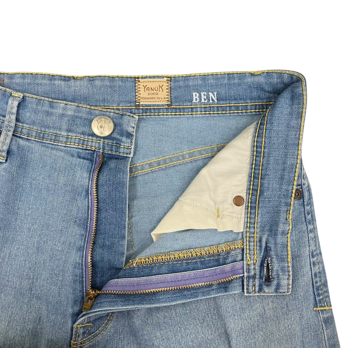 YANUK クラシックストレート BENデニムパンツ57261032 古着・中古-6枚目のアイテム画像