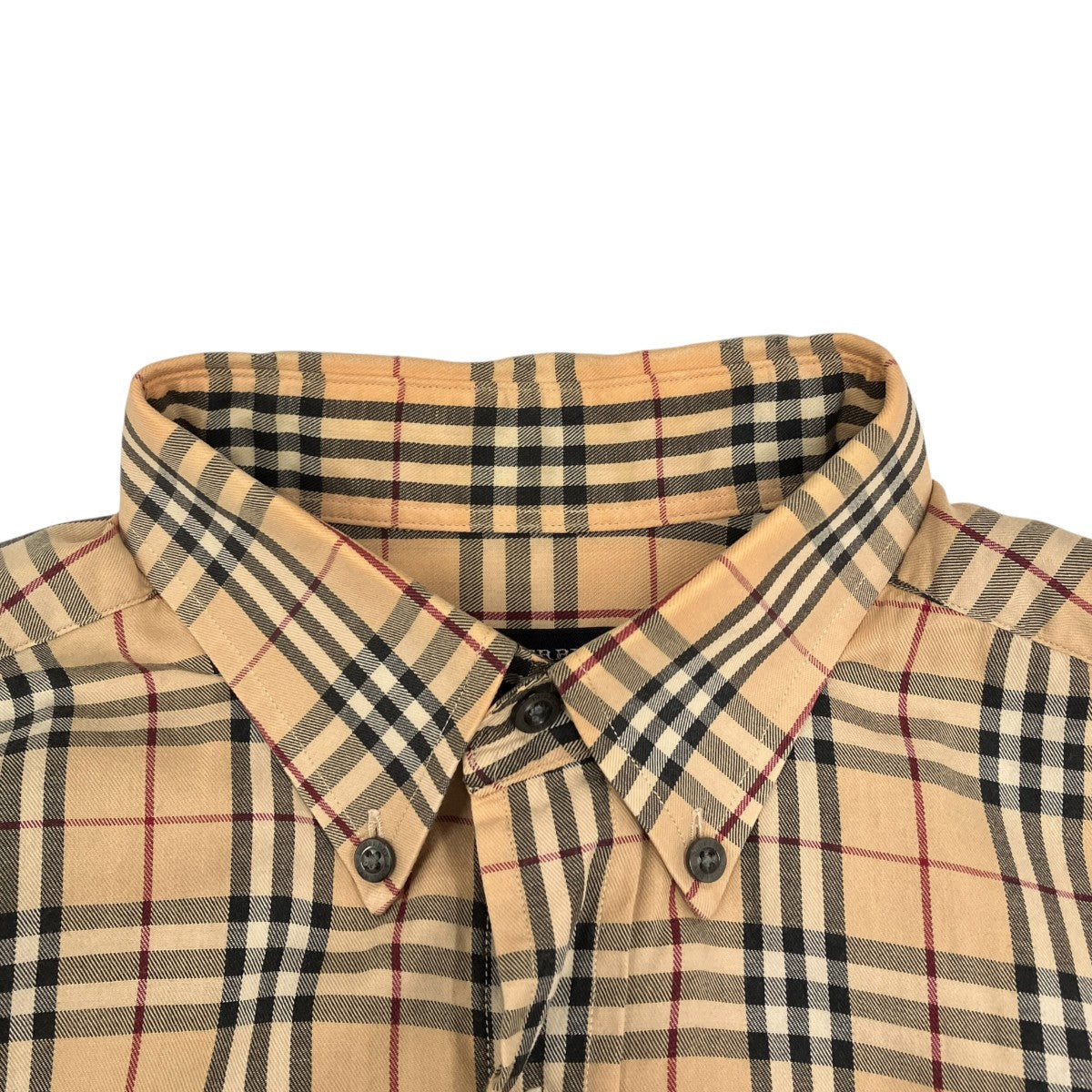 バーバリーロンドン メガチェック シャツ40 ベージュ 日本製 三陽商会 BURBERRY LONDON(バーバリーロンドン) チェックシャツSMS-013-04 SMS