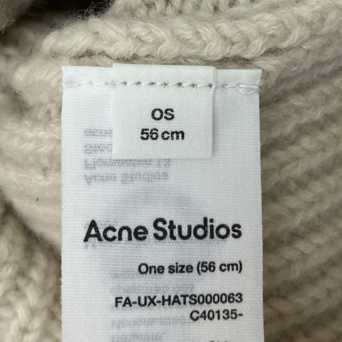 FACE LOGO KNIT BEANIEニット帽FA-UX-HATS000063