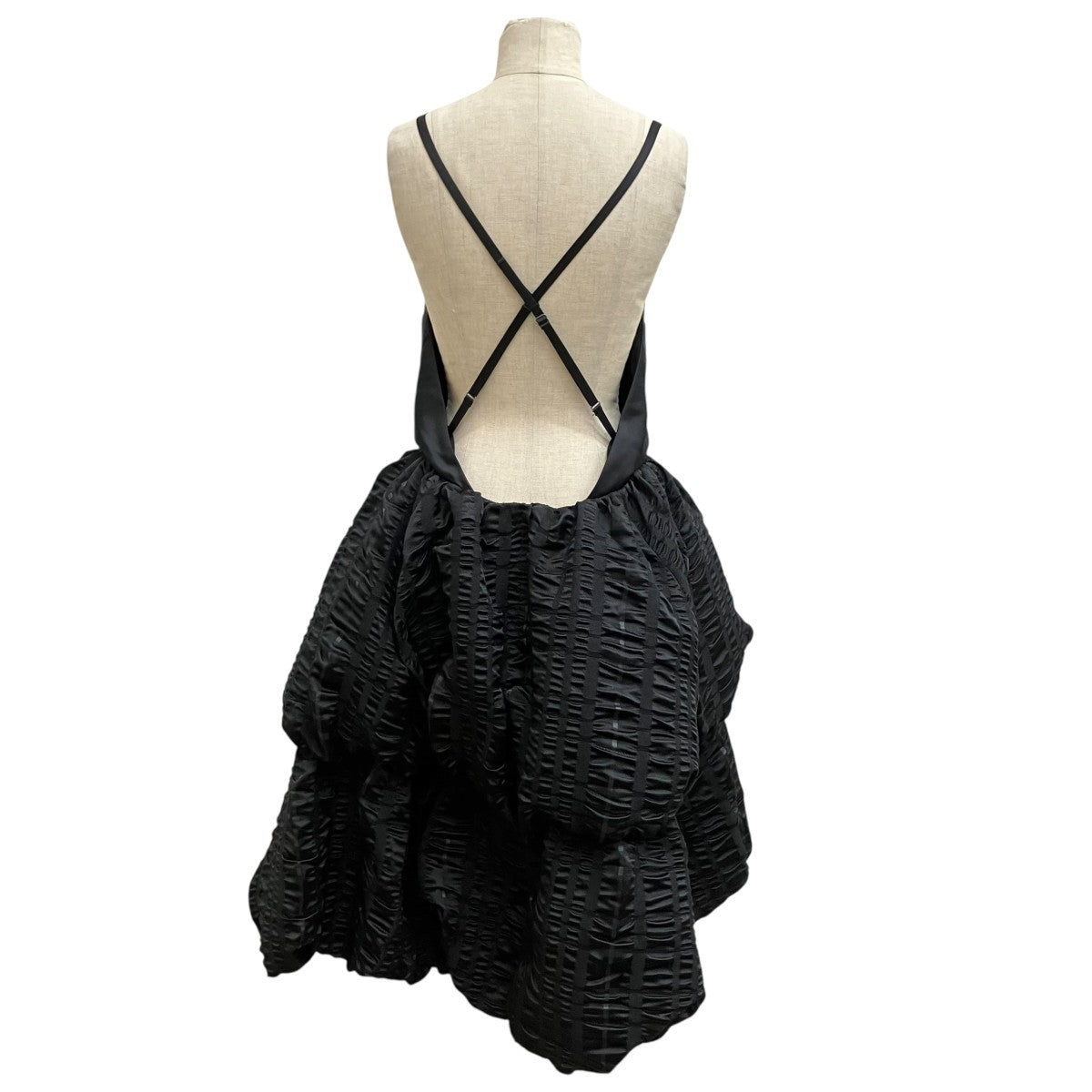 26SSShirring-Processed Voluminous Camisole Dressキャミソールワンピース3Q-O003-051