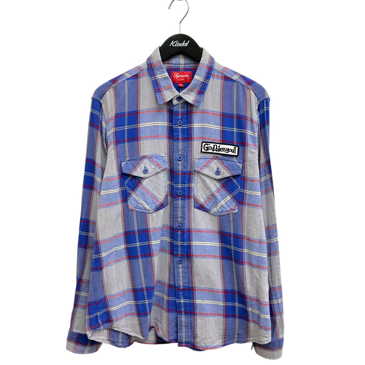 God Bless Plaid Flannel Shirtチェックシャツ