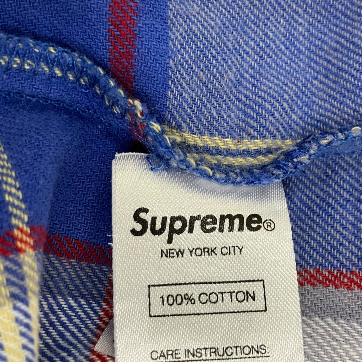 God Bless Plaid Flannel Shirtチェックシャツ