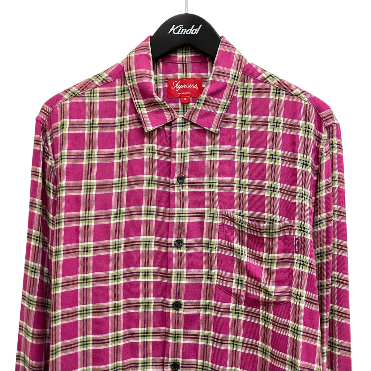 Plaid Rayon Shirtチェックシャツ
