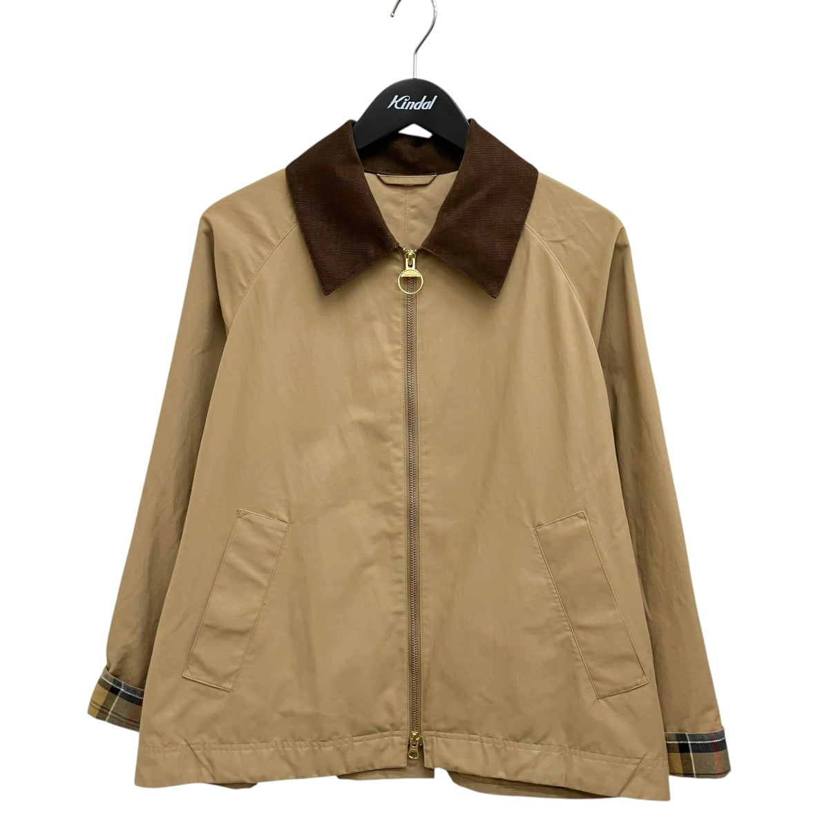 Barbour×Spick and Span 別注 CATLIN Modifyジップアップジャケット251LCAS084 古着・中古-1枚目のアイテム画像