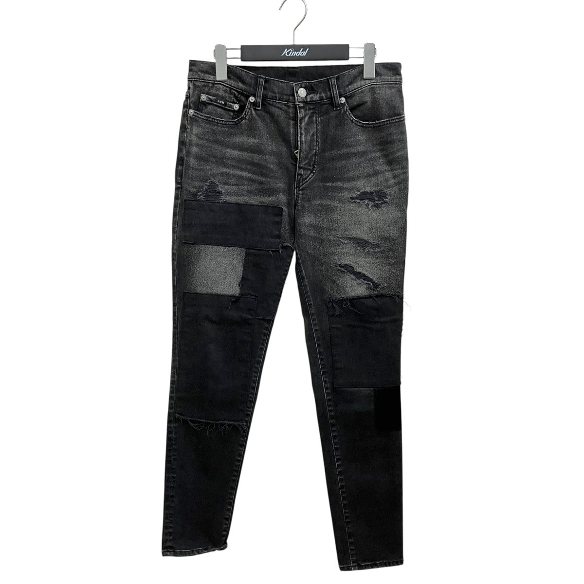 AKM 24AWHIGH POWER STRETCH DENIM PATCHWORK 5POCKETストレッチスキニーデニムパンツP361/CNU199 古着・中古-1枚目のアイテム画像