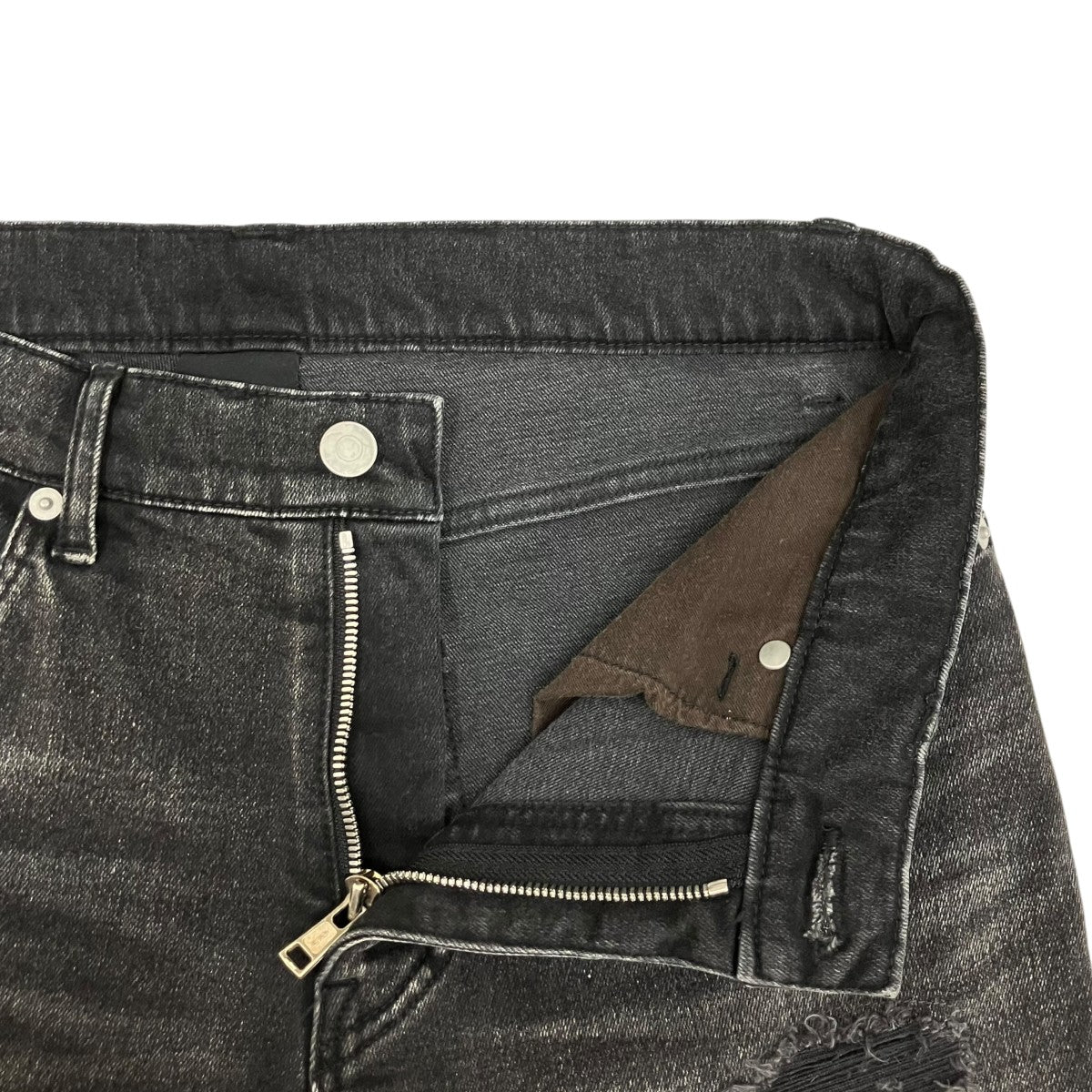 AKM 24AWHIGH POWER STRETCH DENIM PATCHWORK 5POCKETストレッチスキニーデニムパンツP361/CNU199 古着・中古-6枚目のアイテム画像