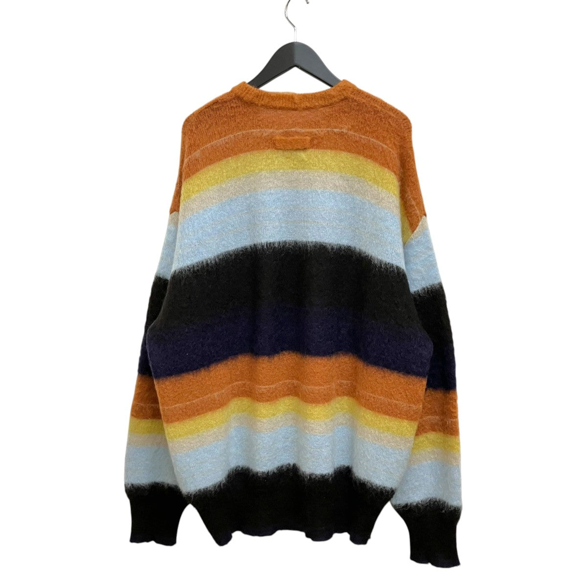 stein COLOR COMBINATION MOHAIR LSモヘア混ボーダーニットST.533-2 古着・中古-2枚目のアイテム画像