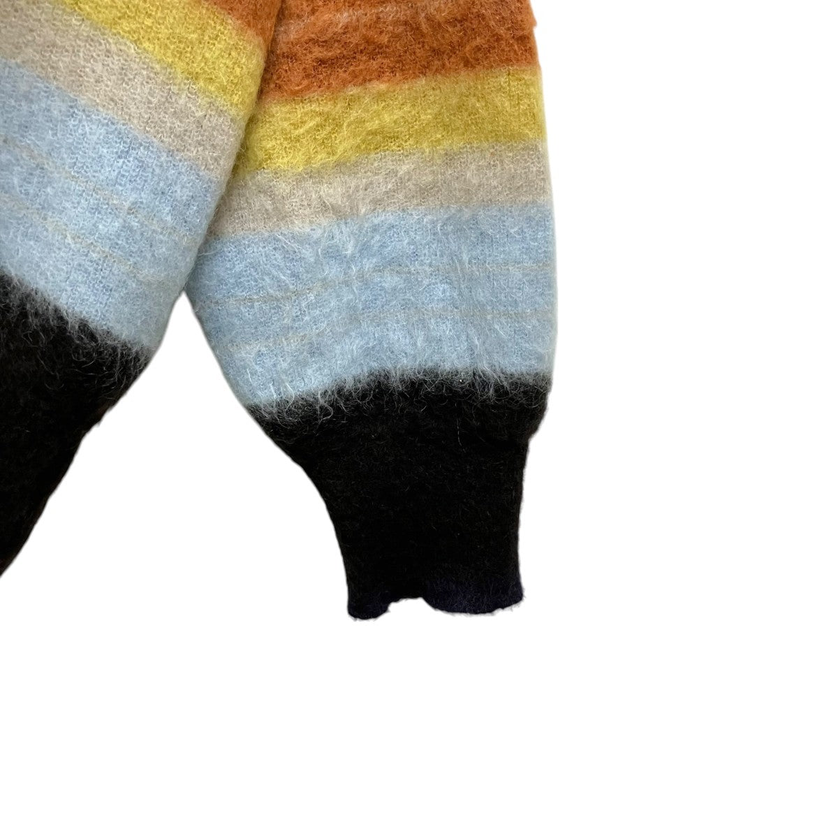 stein COLOR COMBINATION MOHAIR LSモヘア混ボーダーニットST.533-2 古着・中古-4枚目のアイテム画像