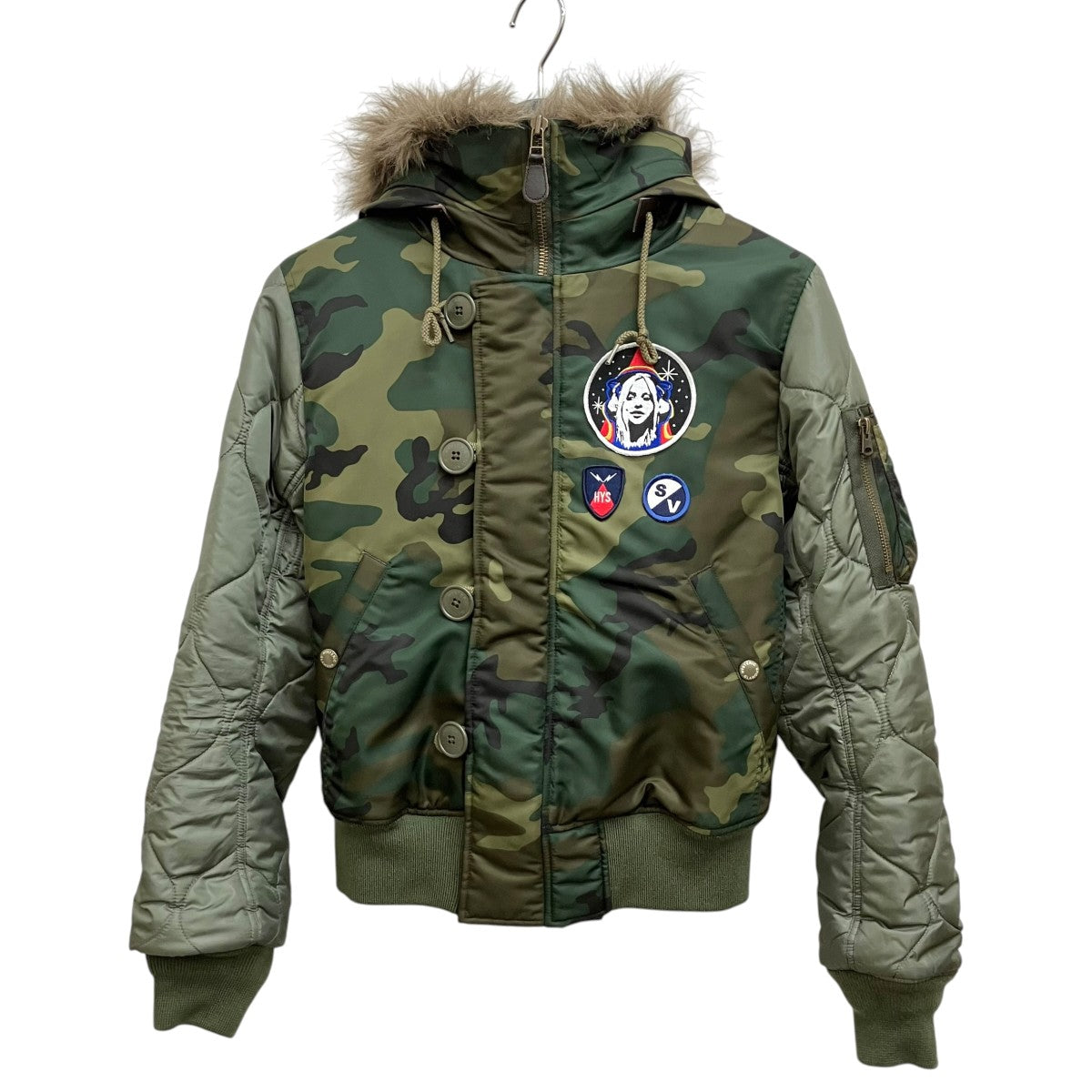 Hysteric Glamour リメイクN-2Bジャケット 01203AB08 古着・中古-1枚目のアイテム画像