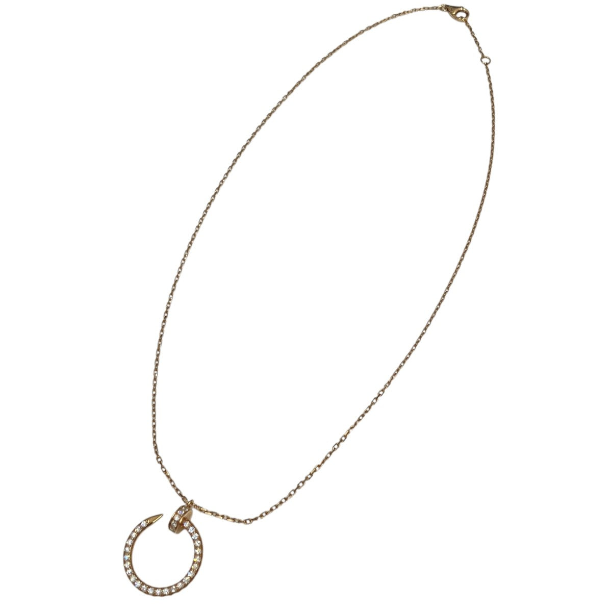 Cartier ジュストアンクル ダイヤ ネックレス CRB3047000 古着・中古-1枚目のアイテム画像