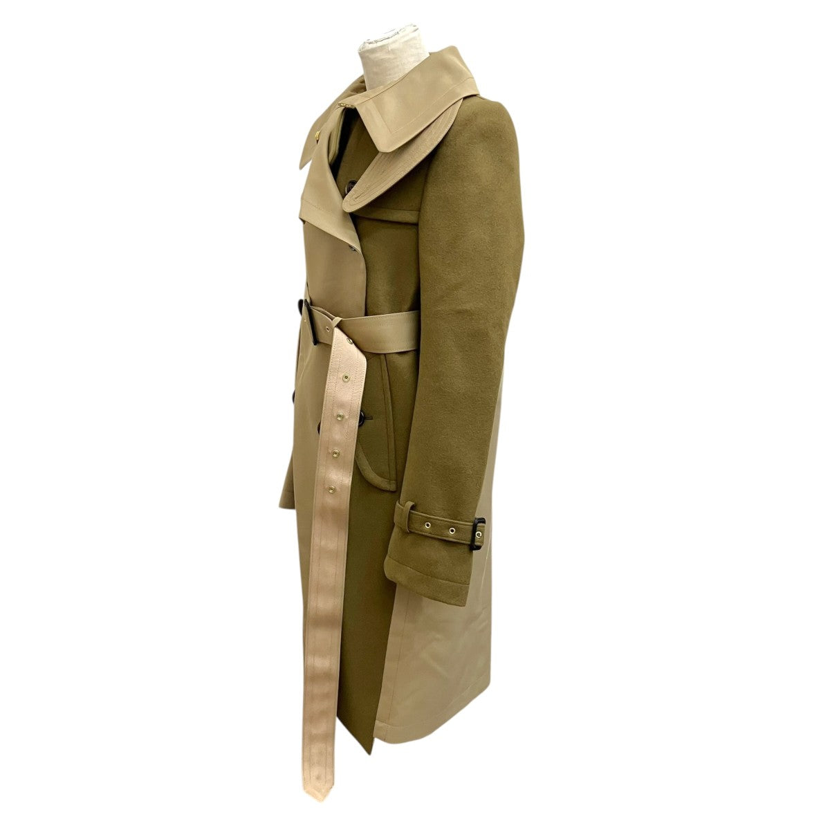 sacai(サカイ) ドッキングコート21-05850 21-05850 カーキ サイズ 1 sacai(サカイ) ドッキングコート21-05850 21-05850 カーキ サイズ 1