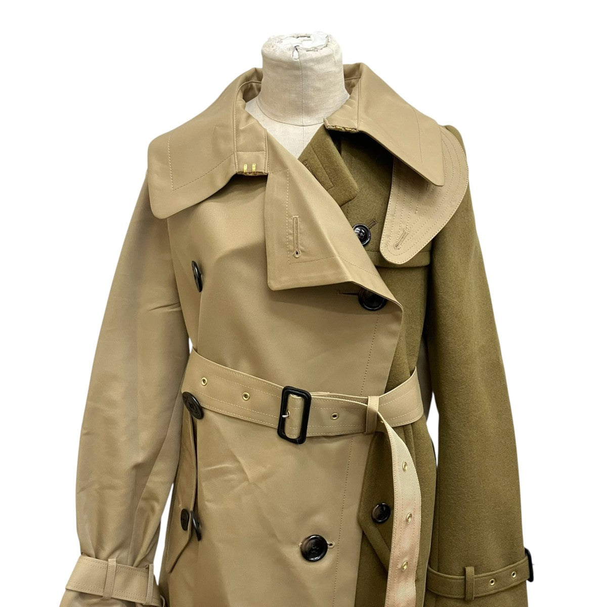 sacai(サカイ) ドッキングコート21-05850 21-05850 カーキ サイズ 1