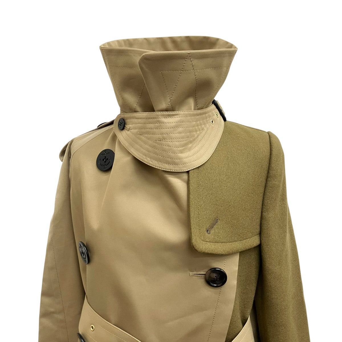 sacai(サカイ) ドッキングコート21-05850 21-05850 カーキ サイズ 1
