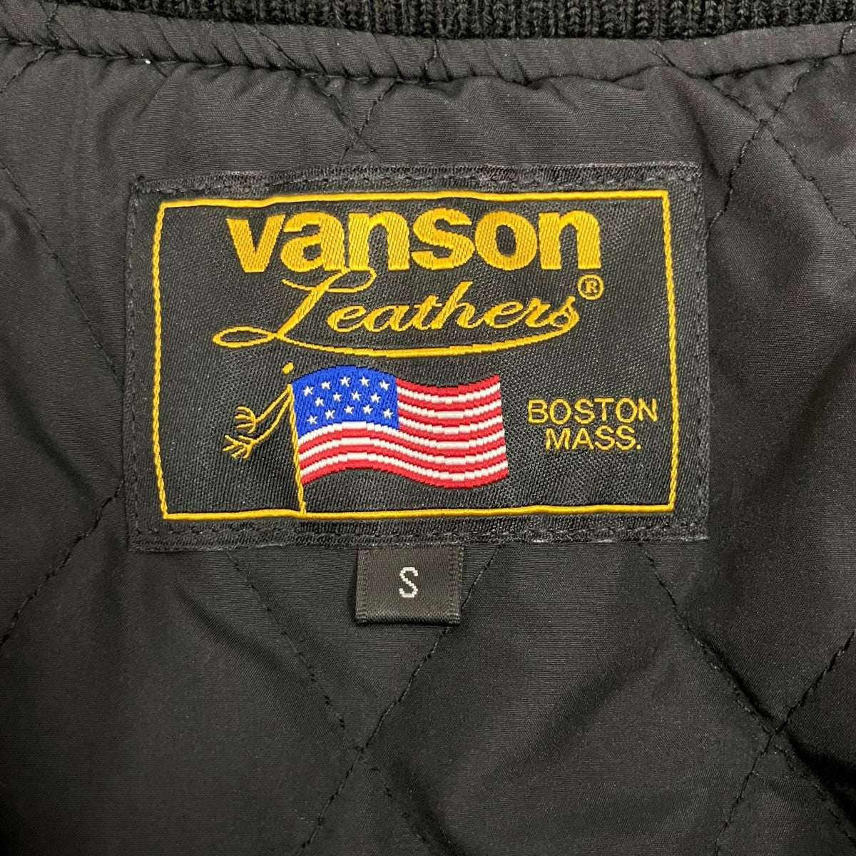 VANSON VELVETEEN BOMBER JACKET 古着・中古-6枚目のアイテム画像