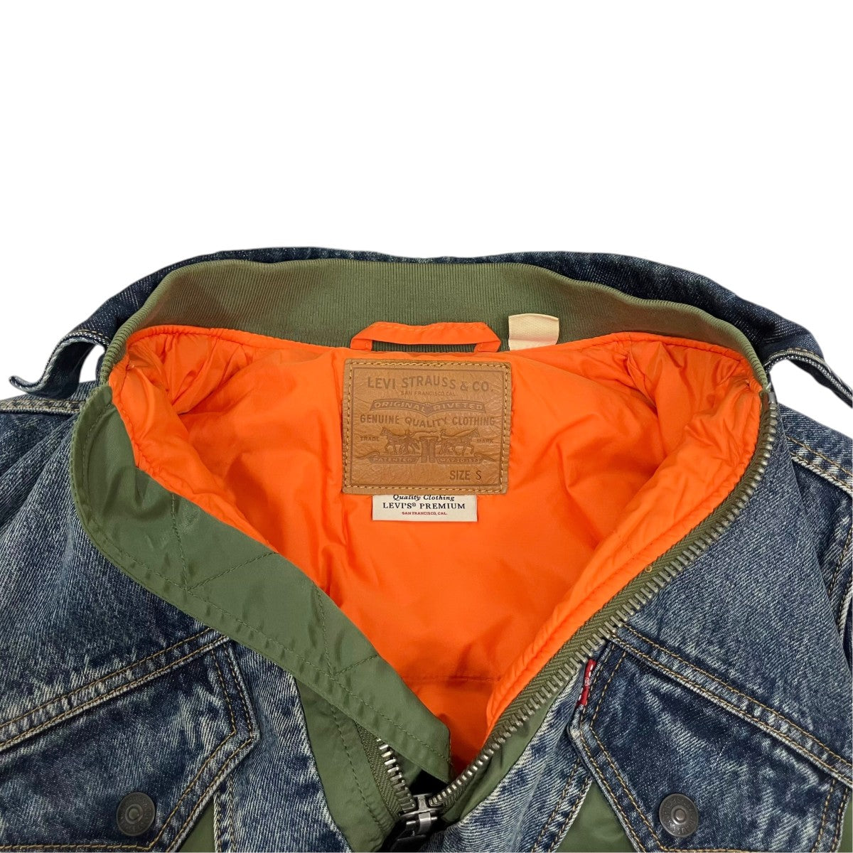 LEVI’S PREMIUM MA-1ジャケットPC9-77383-0000 古着・中古-6枚目のアイテム画像