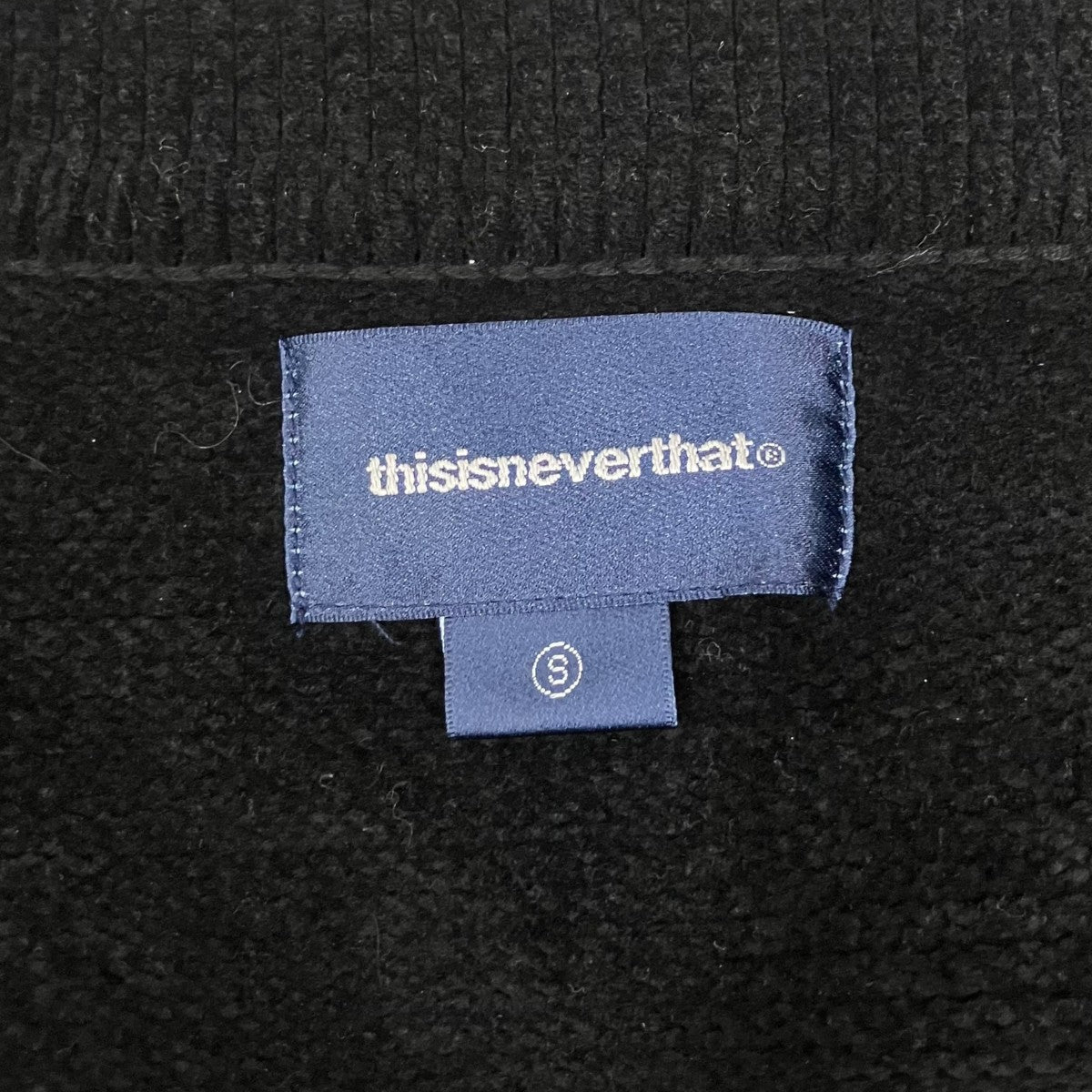 thisisneverthat Argyle Zip Knit Cardigan SE／SP01-010224 古着・中古-7枚目のアイテム画像