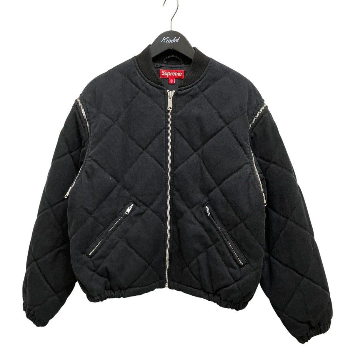 25AW Zip-Off Sleeve Quilted Bomber Jacket