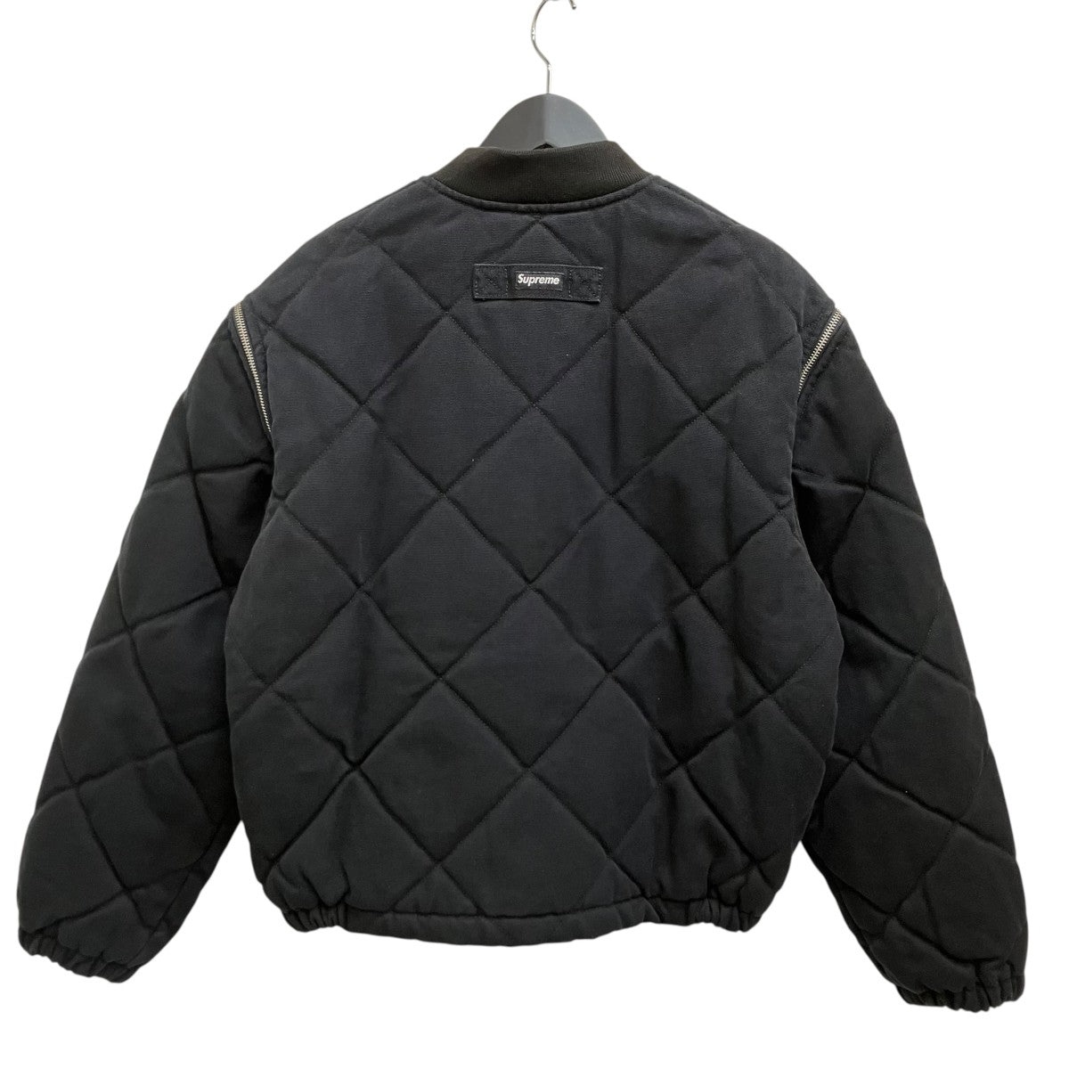 25AW Zip-Off Sleeve Quilted Bomber Jacket