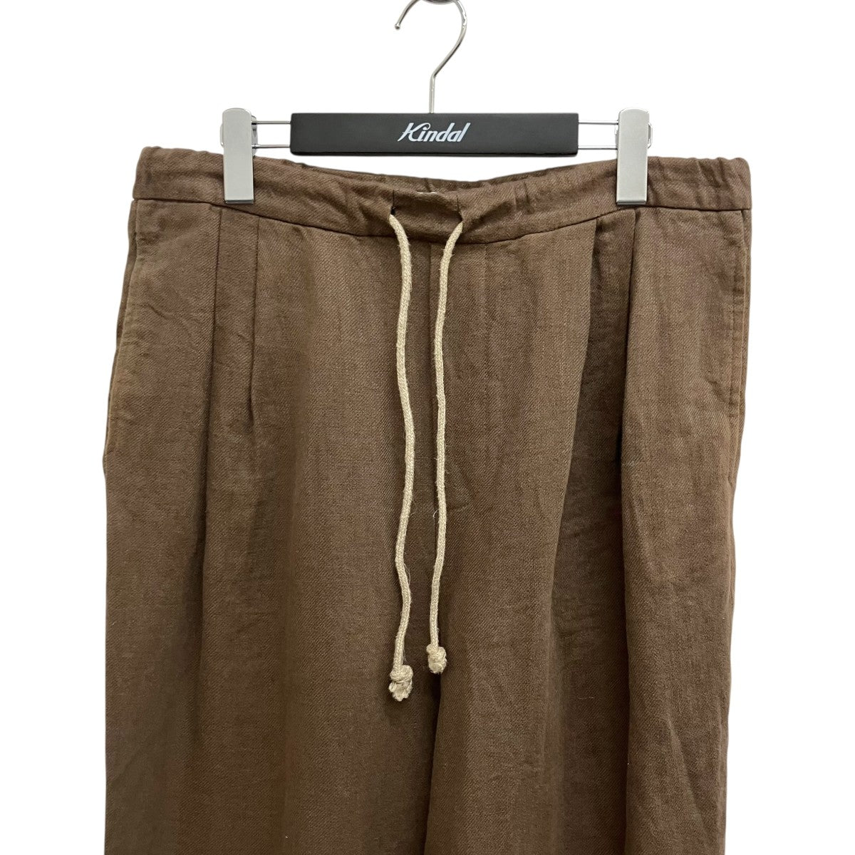 FRANK LEDER(フランクリーダー) WASHED LINEN DRAWSTRING 2TUCK