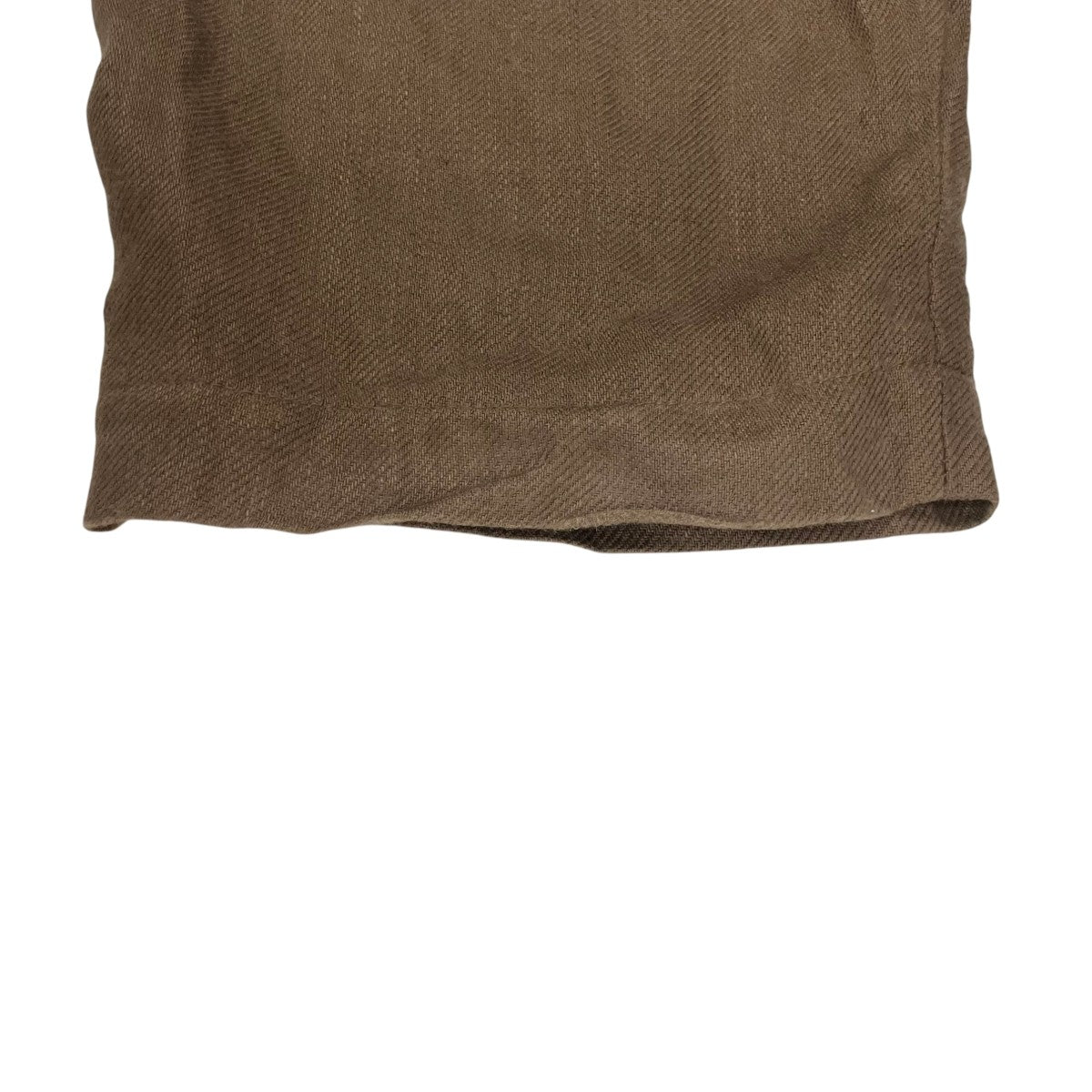 WASHED LINEN DRAWSTRING 2TUCK TROUSERSリネンパンツ0513011
