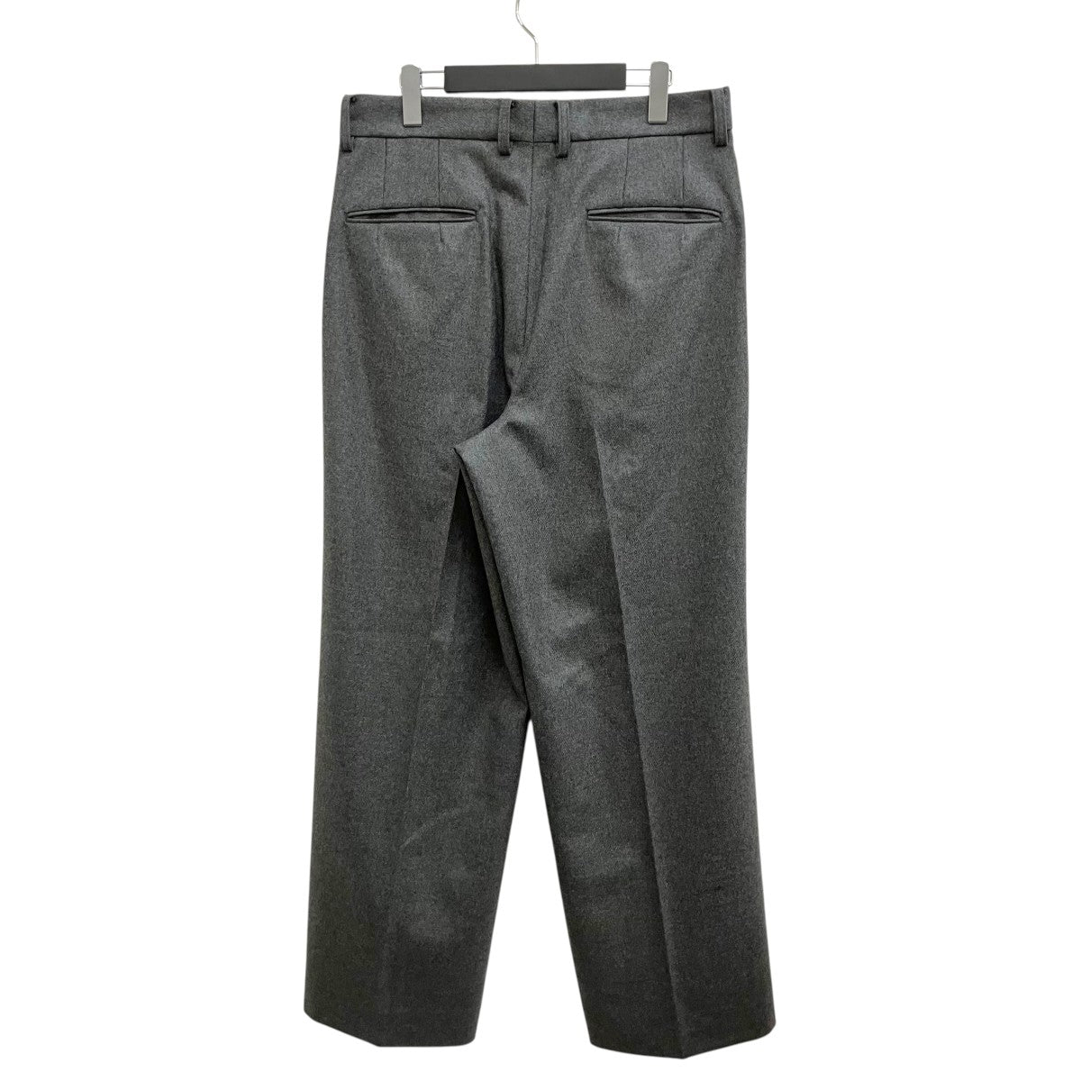 26AW COMPRESSED FLANNEL LONG WIDE TROUSERS ST．1603
