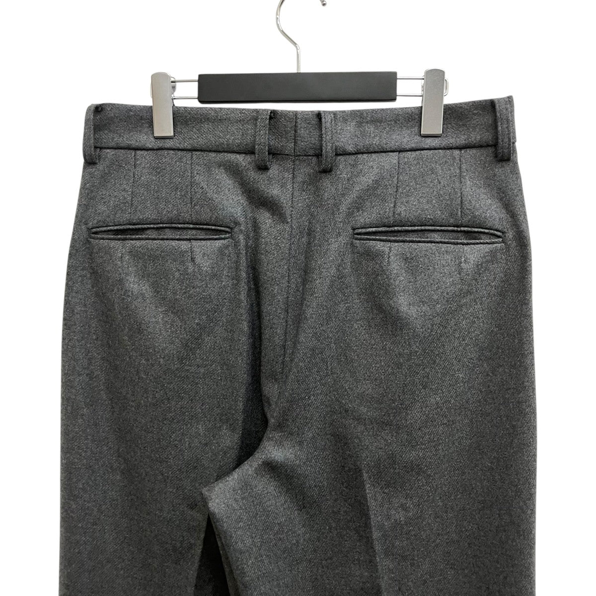26AW COMPRESSED FLANNEL LONG WIDE TROUSERS ST．1603