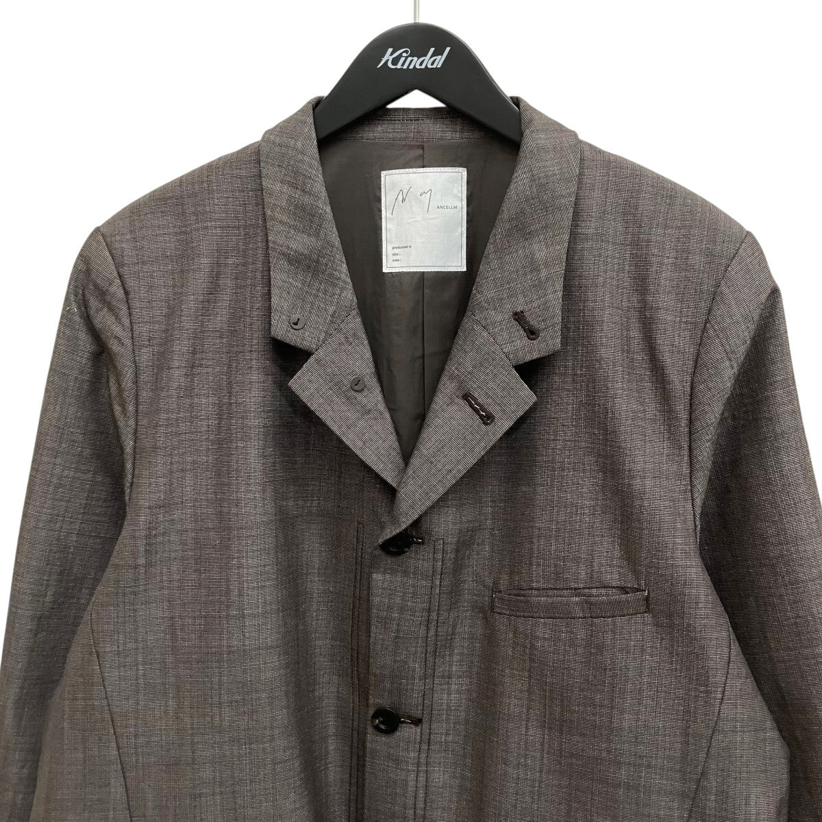 ANCELLM 26AW LAYERED TAILORED JACKET ANC-JK106 古着・中古-3枚目のアイテム画像