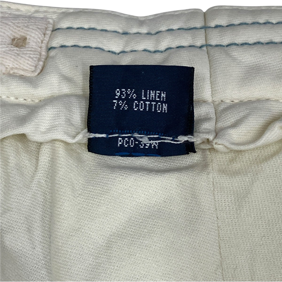 POLO RALPH LAUREN ヘリンボーン サスペンダーボタン シンチバック リネンパンツ 古着・中古-6枚目のアイテム画像