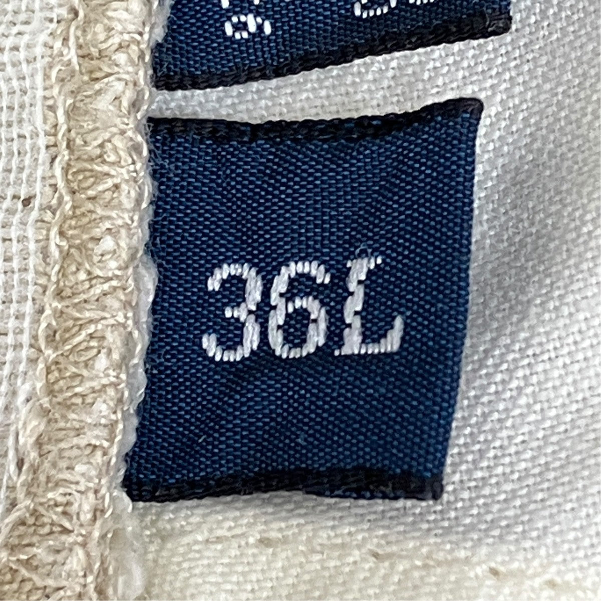 POLO RALPH LAUREN ヘリンボーン サスペンダーボタン シンチバック リネンパンツ 古着・中古-7枚目のアイテム画像
