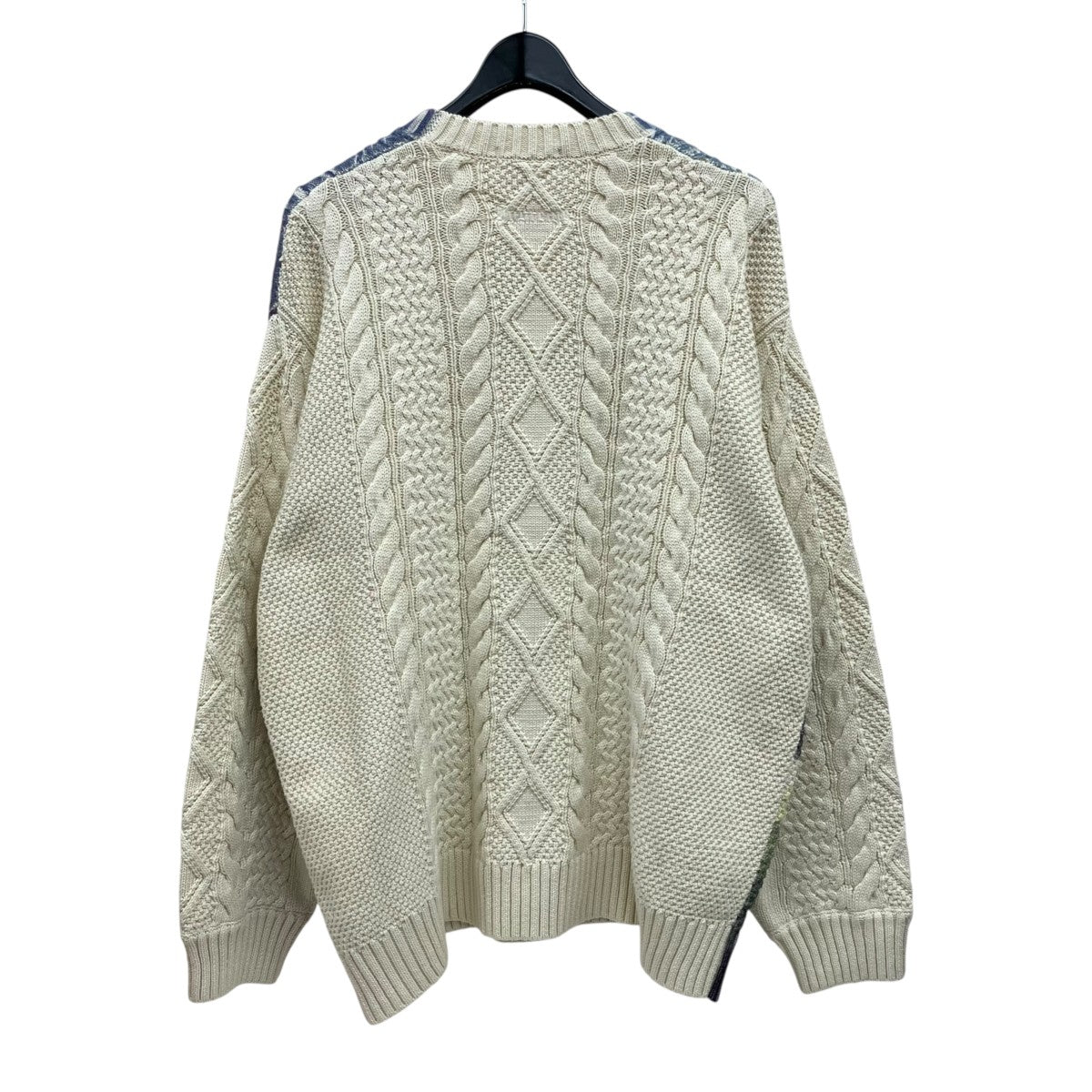 Kurt Cobain Sweaterプリントケーブルニット