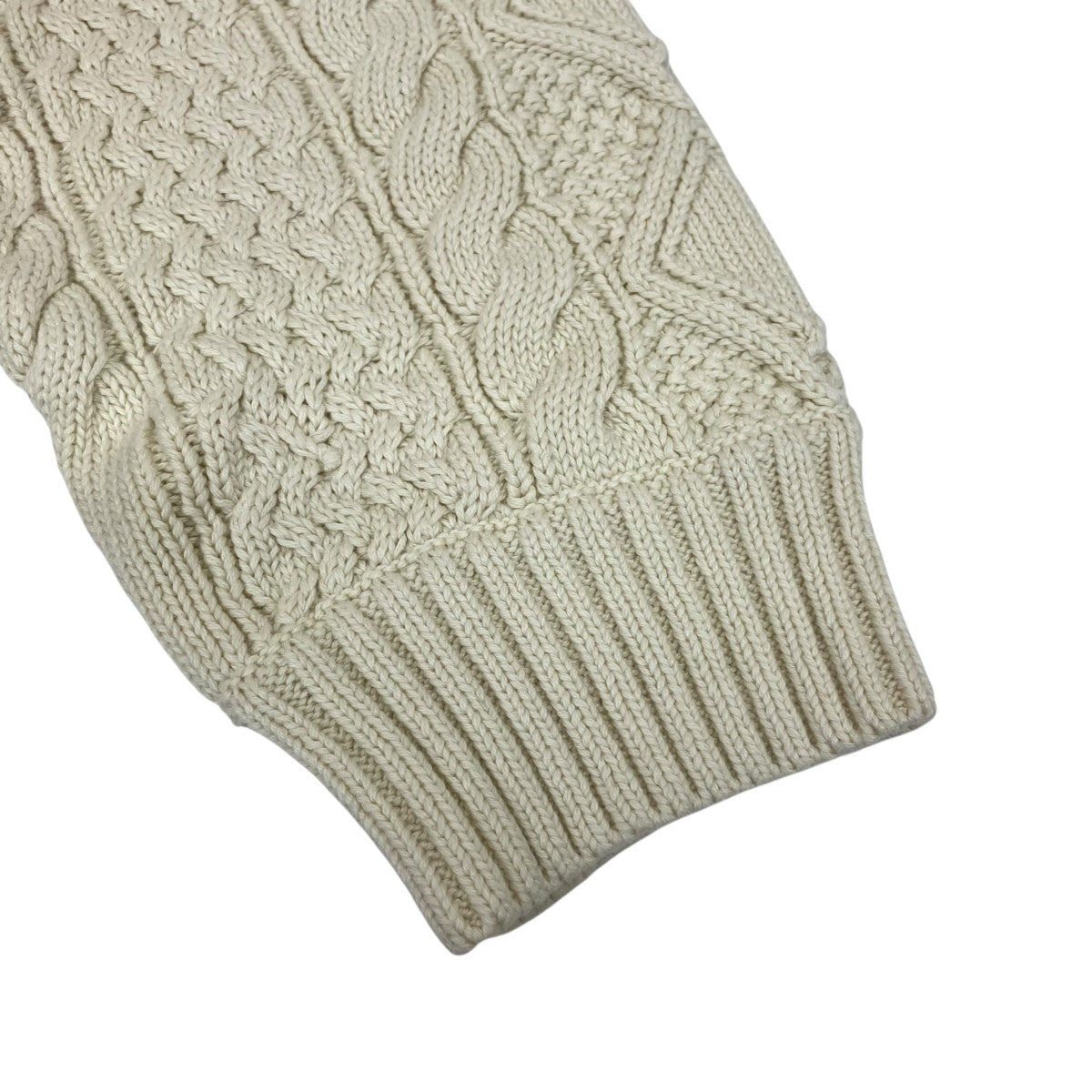 Kurt Cobain Sweaterプリントケーブルニット