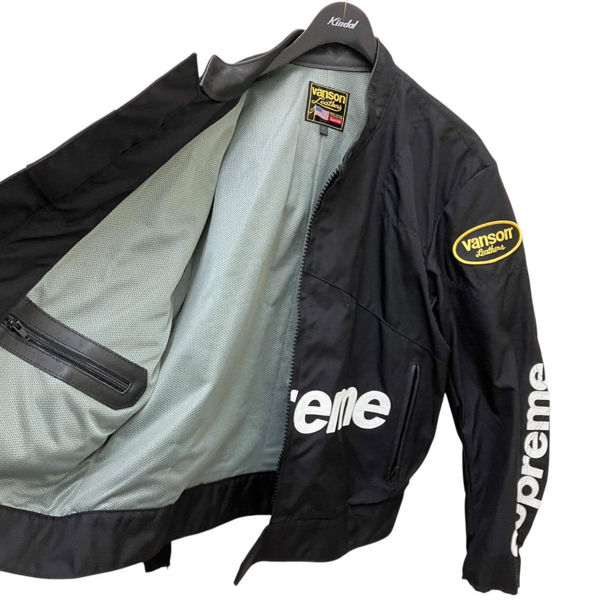 Supreme×VANSON 21SSVANSON LEATHERS CORDURA JACKETジャケット 古着・中古-4枚目のアイテム画像