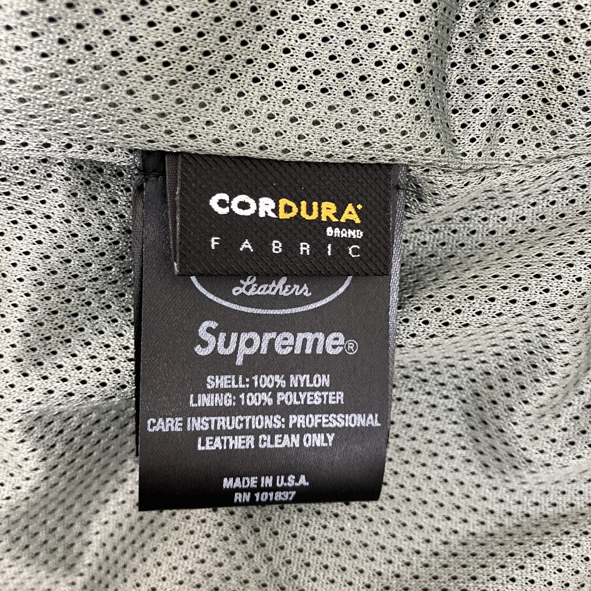 Supreme×VANSON 21SSVANSON LEATHERS CORDURA JACKETジャケット 古着・中古-9枚目のアイテム画像