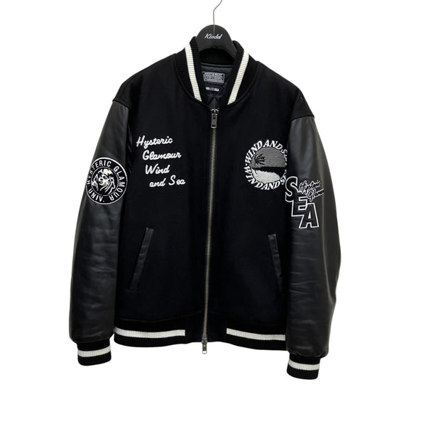 Hysteric Glamour×WIND AND SEA スタジャンWDS-C-HYS-24-Q2-01 WDS-C
