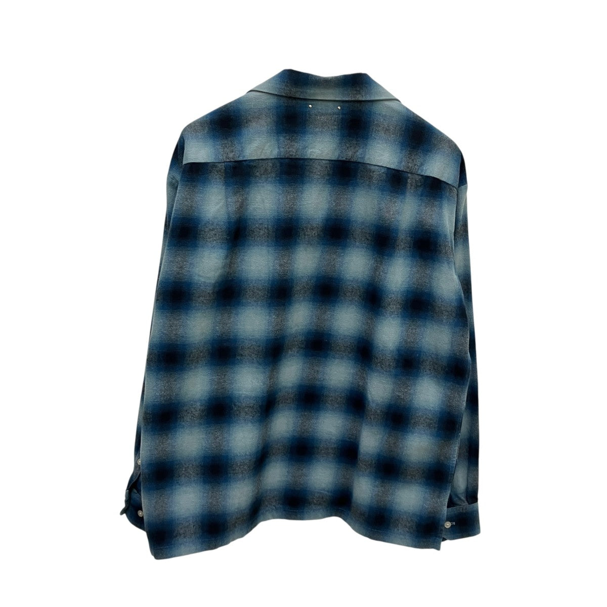 MINEDENIM C．Flannel Ombre Open Collar SH長袖シャツ2509-5004-37-022 古着・中古-3枚目のアイテム画像