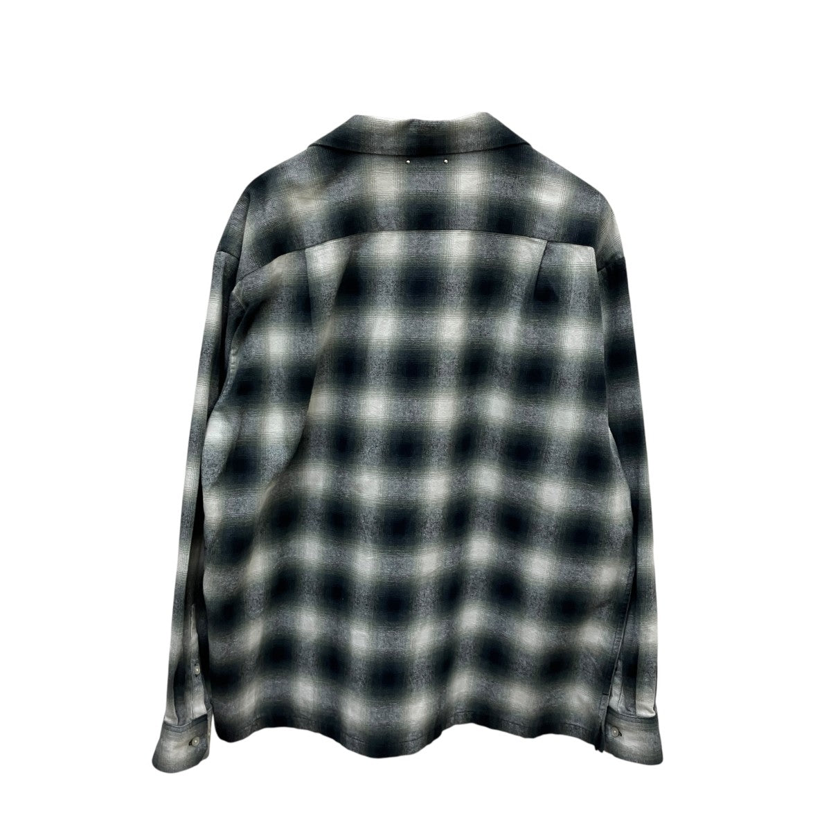 MINEDENIM C．Flannel Ombre Open Collar SH長袖シャツ2509-5004-97-032 古着・中古-3枚目のアイテム画像