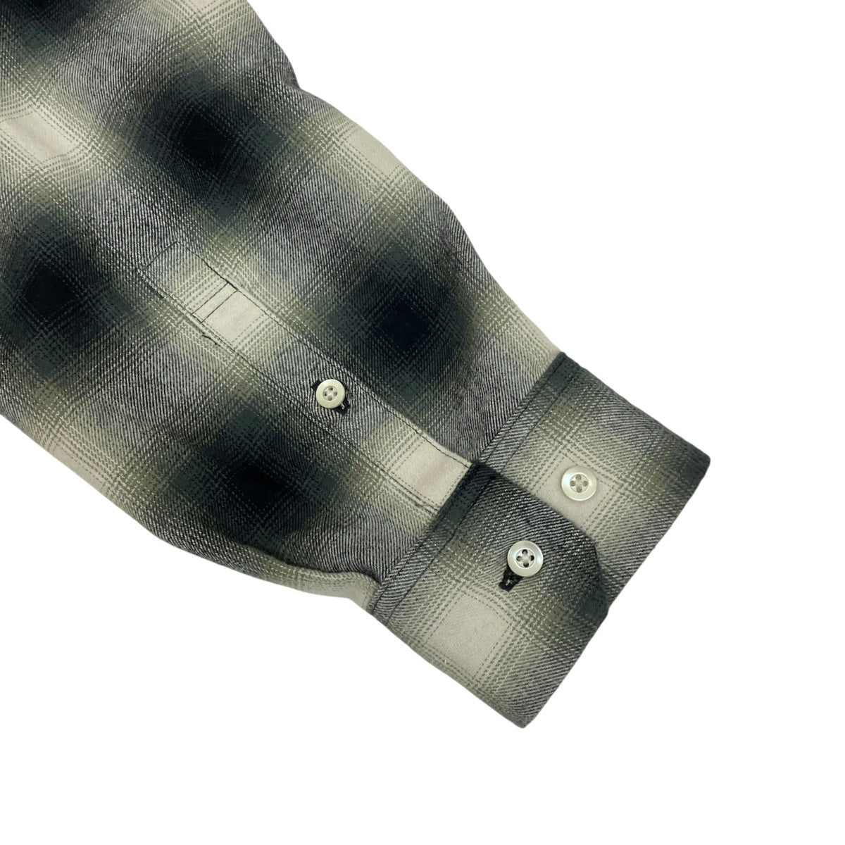 MINEDENIM C．Flannel Ombre Open Collar SH長袖シャツ2509-5004-97-032 古着・中古-4枚目のアイテム画像