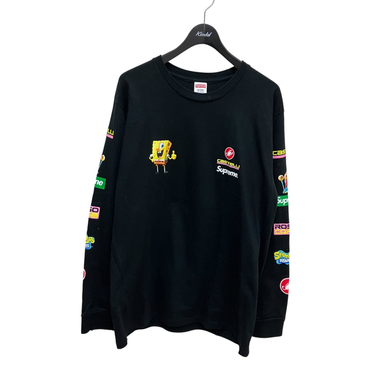 Supreme 25SSSpongeBob Castelli Racing L S Tee長袖Tシャツ 古着・中古-1枚目のアイテム画像