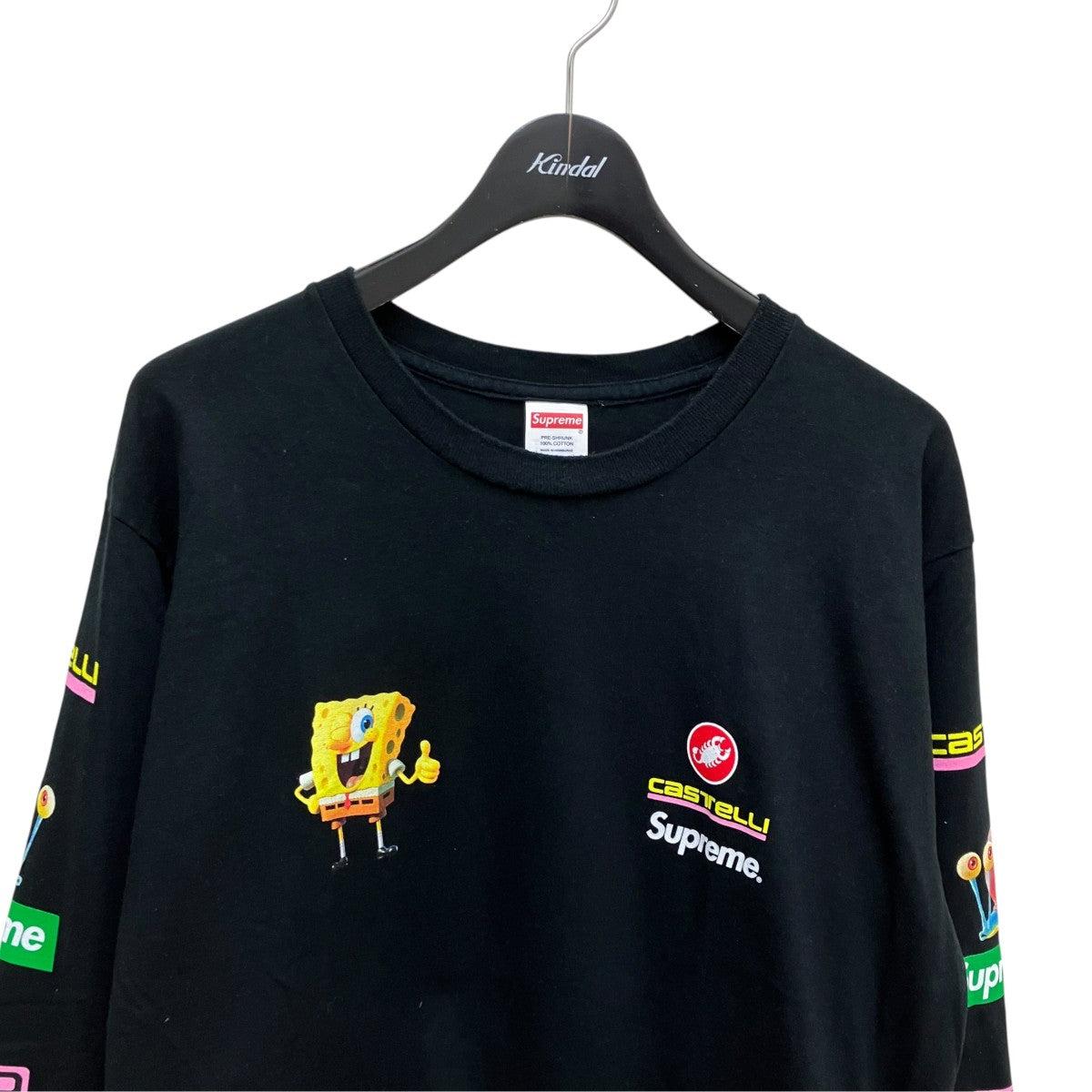 Supreme 25SSSpongeBob Castelli Racing L S Tee長袖Tシャツ 古着・中古-2枚目のアイテム画像