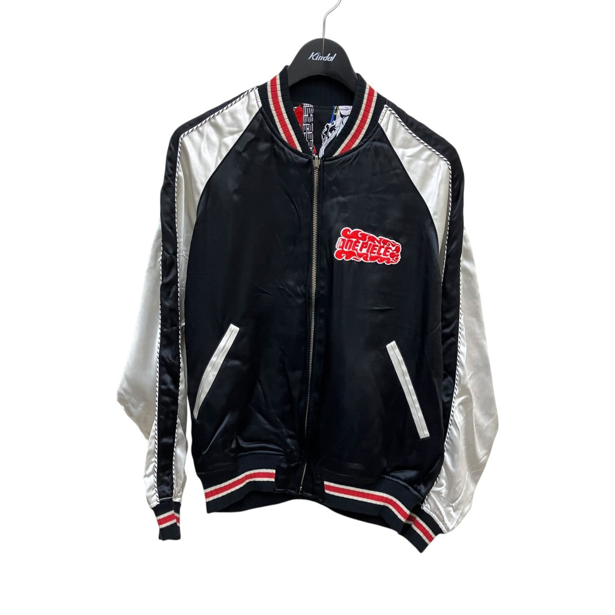 Hysteric Glamour x ONE PIECE Nami Flying V Embroidered Sukajan Jacketリバーシブルスタジャン02253AB17 古着・中古-1枚目のアイテム画像