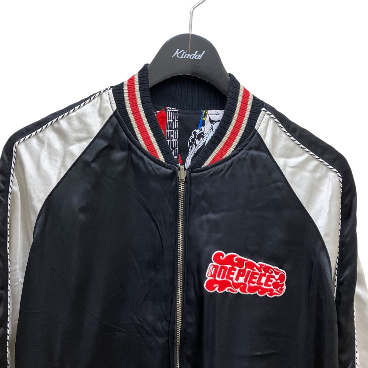 Hysteric Glamour x ONE PIECE Nami Flying V Embroidered Sukajan Jacketリバーシブルスタジャン02253AB17 古着・中古-3枚目のアイテム画像