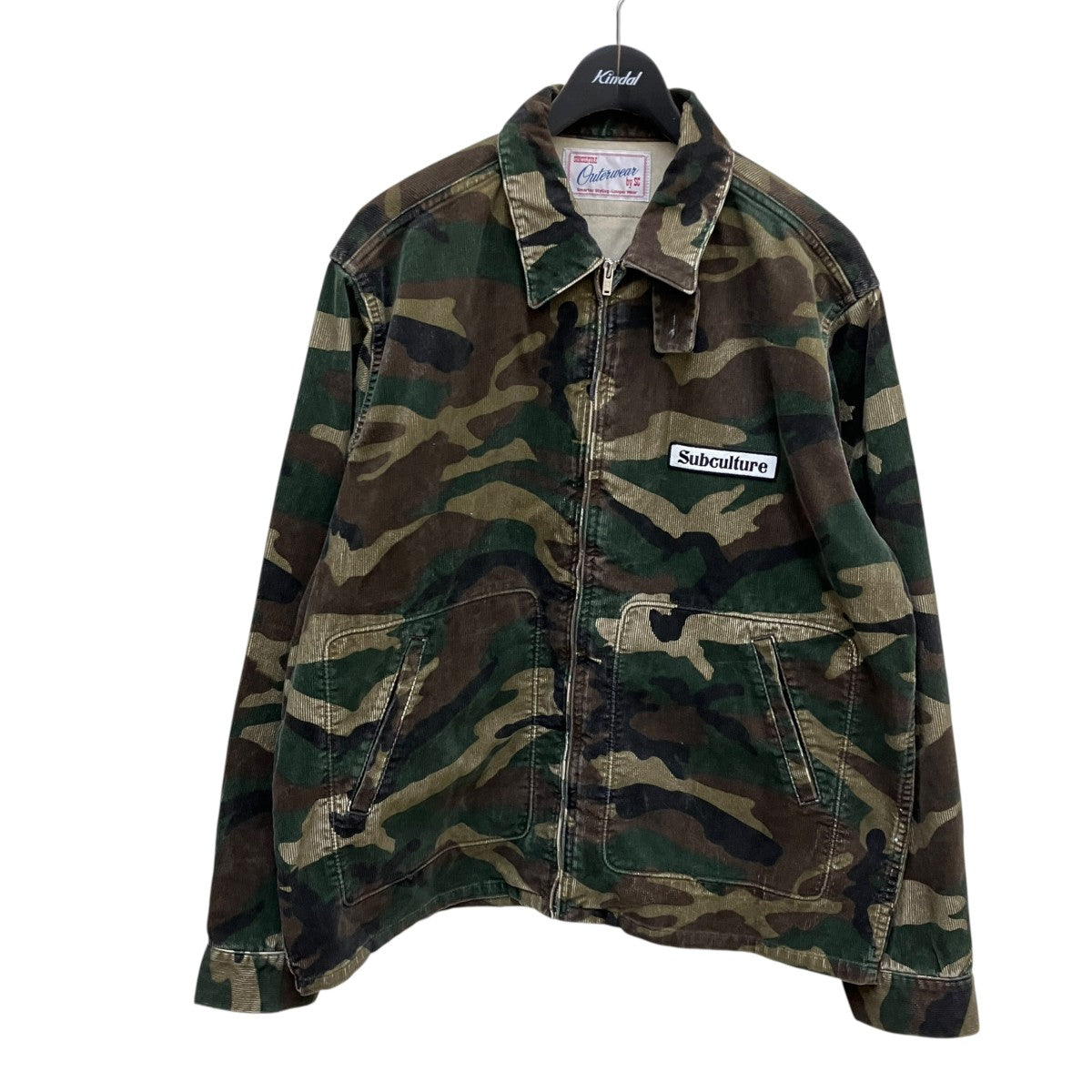 Subculture 25SSCorduroy Swing Top With PatchesカモフラジャケットSCJK-S2501 古着・中古-1枚目のアイテム画像