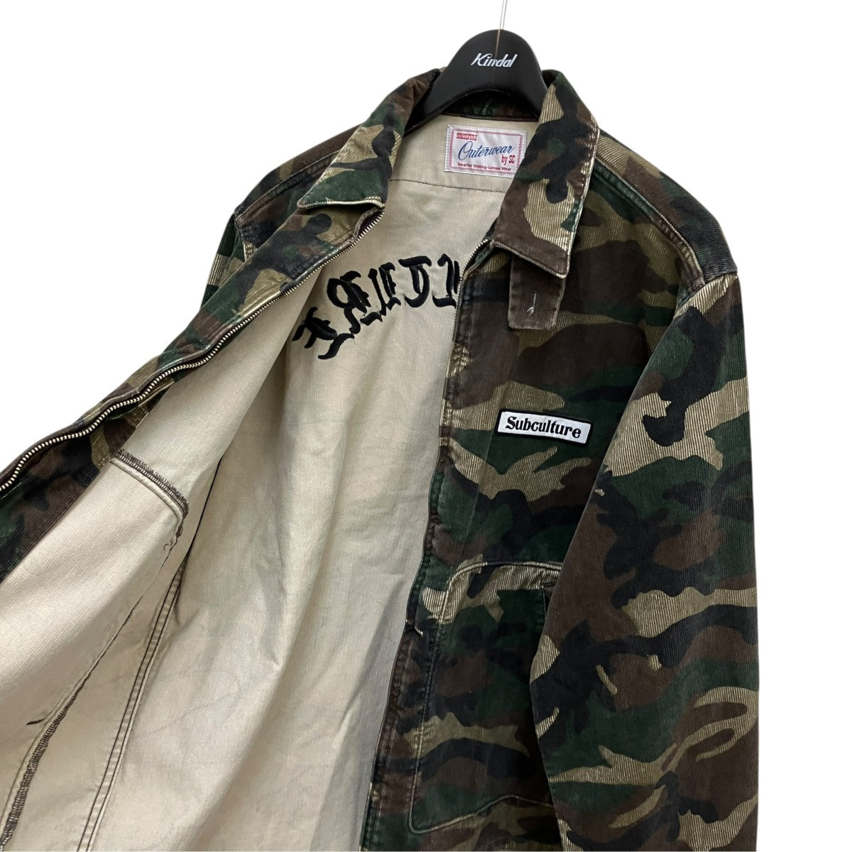 Subculture 25SSCorduroy Swing Top With PatchesカモフラジャケットSCJK-S2501 古着・中古-5枚目のアイテム画像