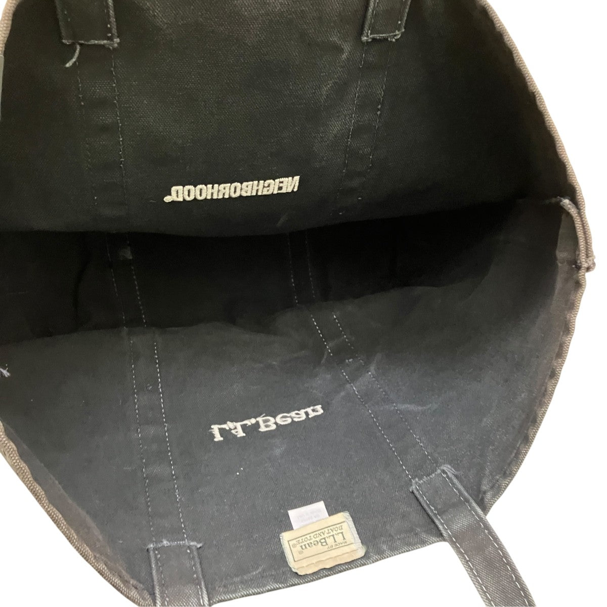 L．L．Bean×NEIGHBORHOOD USA製トートバッグ308115 古着・中古-8枚目のアイテム画像