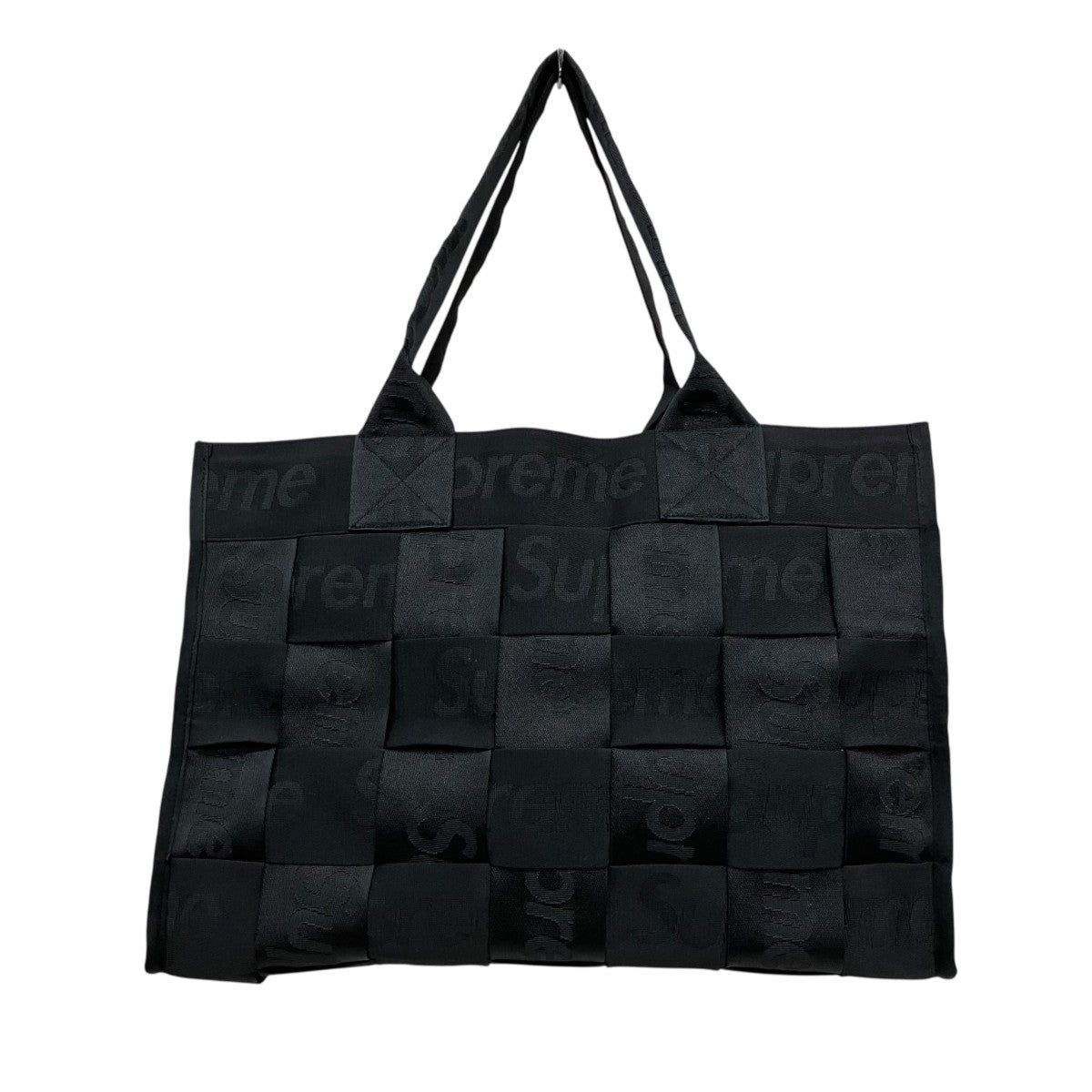 Supreme Woven LARGE TOTEトートバッグ 古着・中古-1枚目のアイテム画像