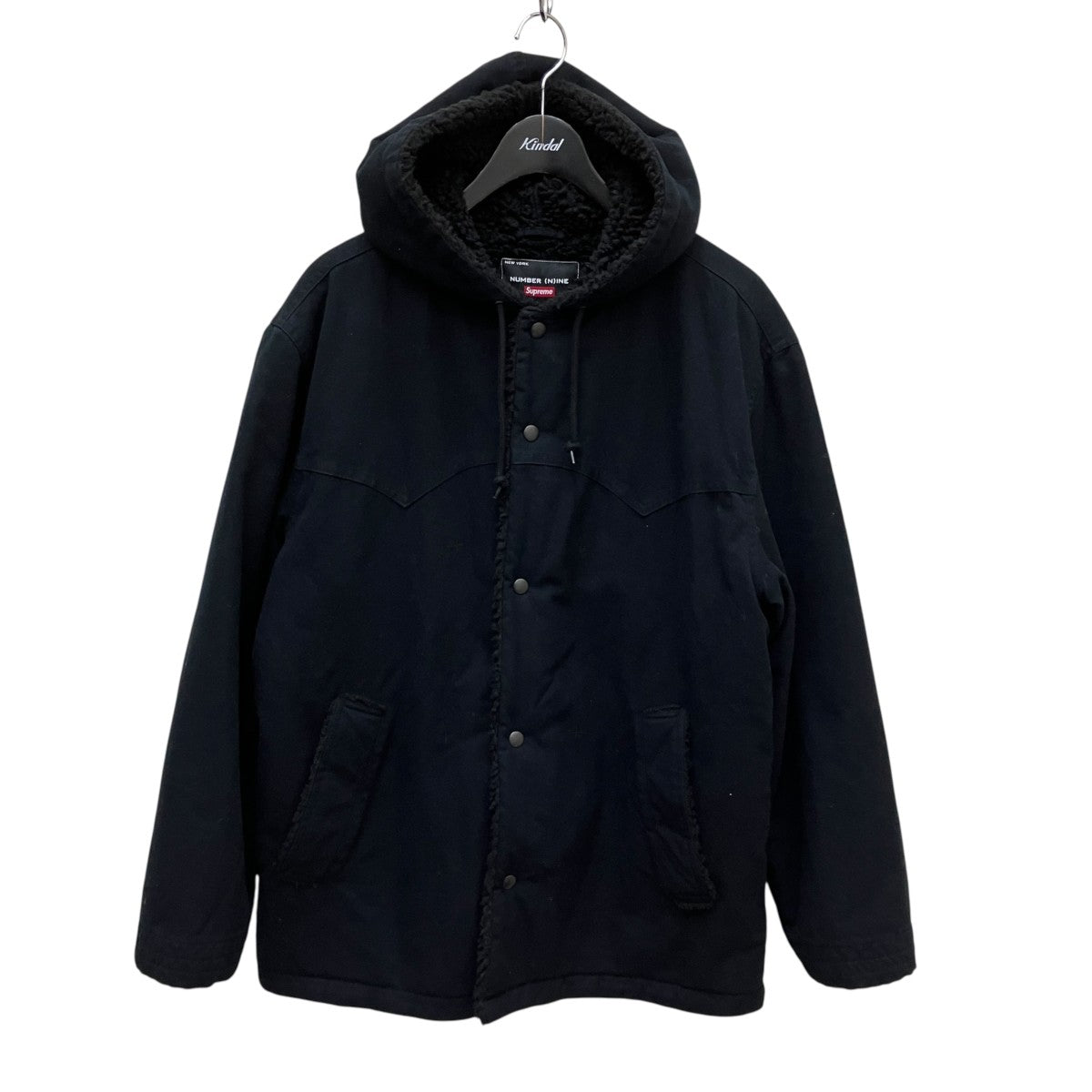 25AWFaux ShearlingHoodedCoatボアコート
