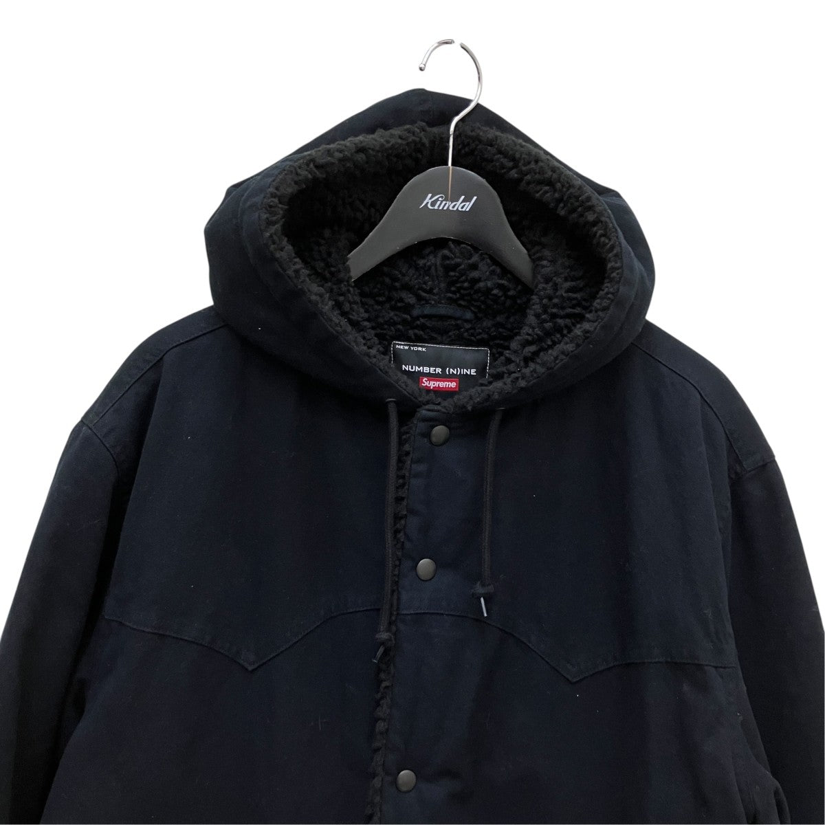 25AWFaux ShearlingHoodedCoatボアコート