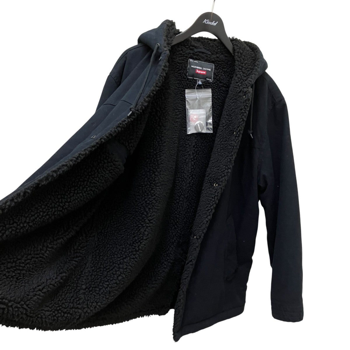 25AWFaux ShearlingHoodedCoatボアコート